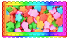 Rainbow star sprinkles